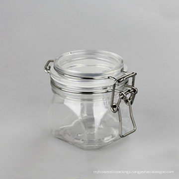 200ml Square Pet Kliner Candy Chocolate Jar (EF-J23S200)